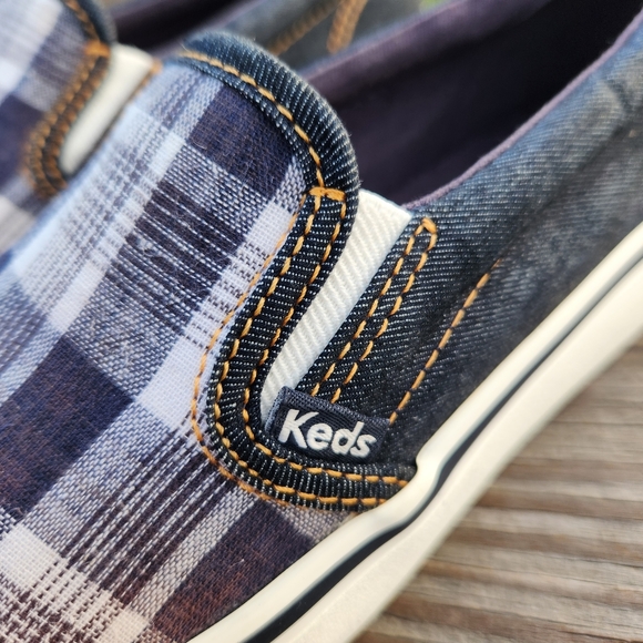 Keds Women's Classic Jump Kick Low Top Slip-on Canvas Casual Sneakers Size 5 - Picture 2 of 13